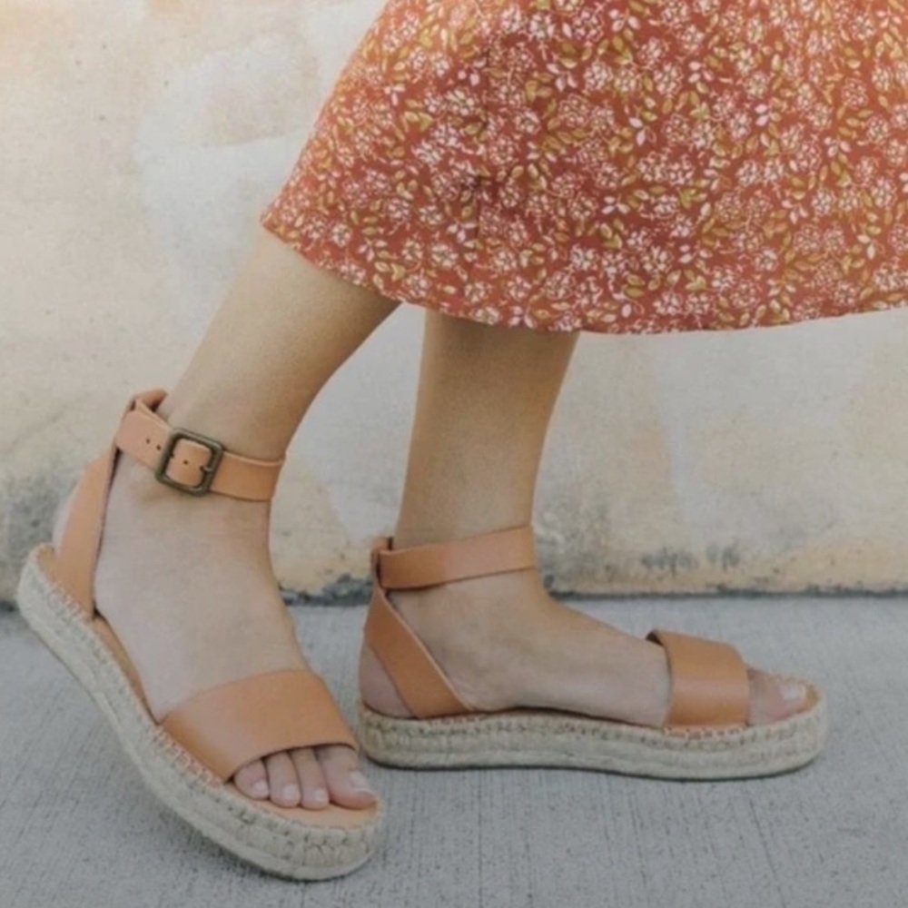 Soludos Cadiz Leather Espadrille Sandal